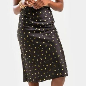 Boutique lemon print skirt